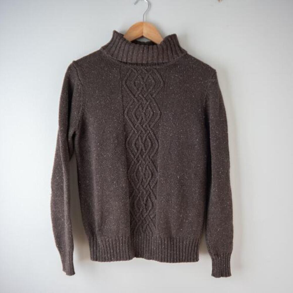 Sonoma Brown Knit Sweater‎ Size Medium